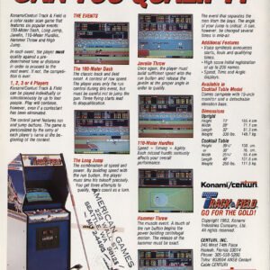 1983 track & field arcade game by konami