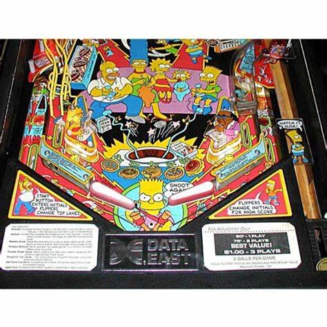 the simpsons pinball machine the simpsons pinball machine