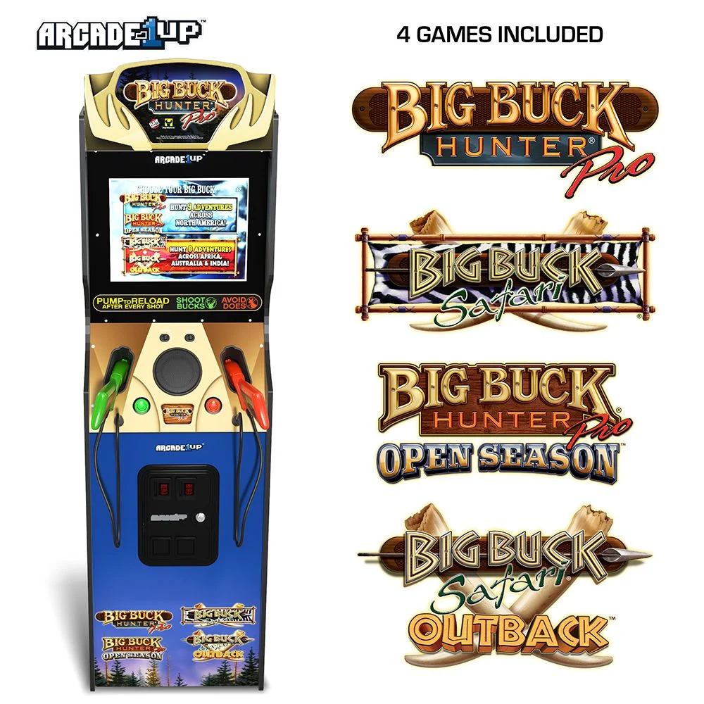 arcade1up big buck hunter pro deluxe arcade machine arcade1up big buck hunter pro deluxe arcade machine