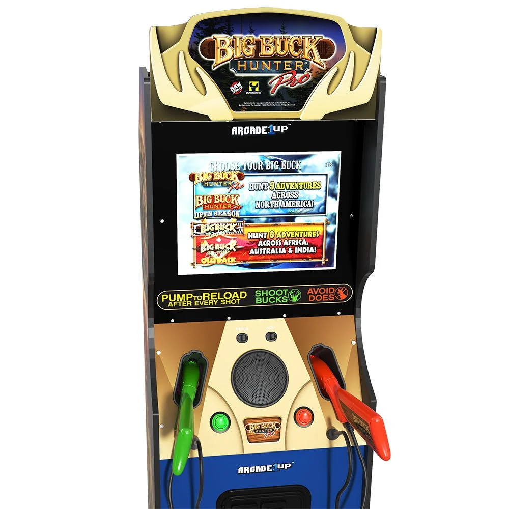 arcade1up big buck hunter pro deluxe arcade machine arcade1up big buck hunter pro deluxe arcade machine