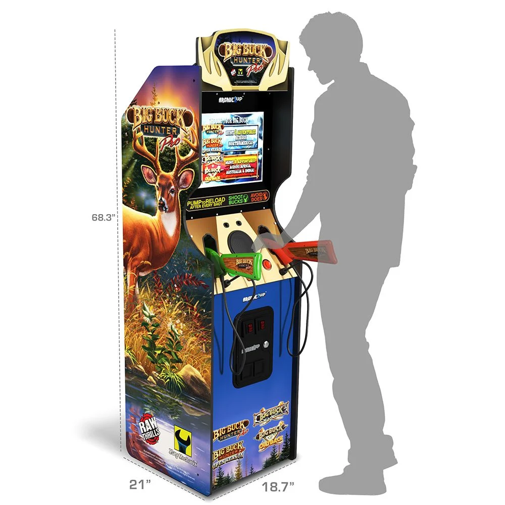 arcade1up big buck hunter pro deluxe arcade machine arcade1up big buck hunter pro deluxe arcade machine