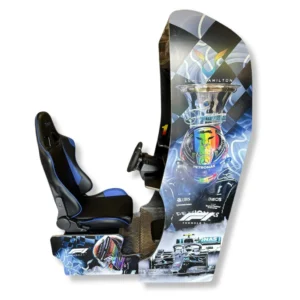lewis hamilton racing simulator arcade machine