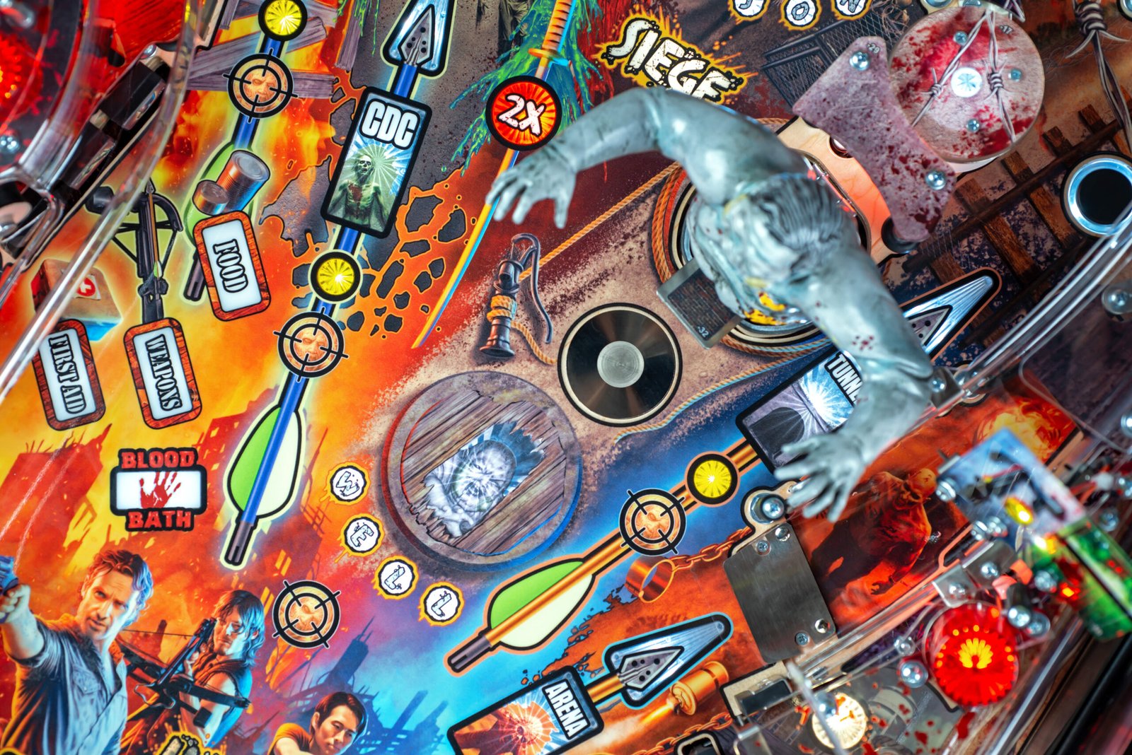 walking dead remastered premium pinball machine by stern walking dead remastered premium pinball machine by stern