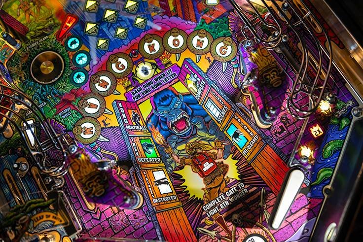 king kong: myth of terror island pro pinball machine by stern king kong: myth of terror island pro pinball machine by stern