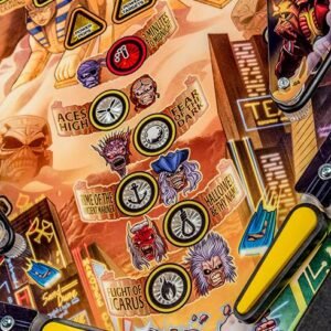iron maiden pro pinball machine by stern