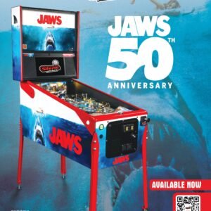 jaws 50th anniversary premium pinball machine by stern