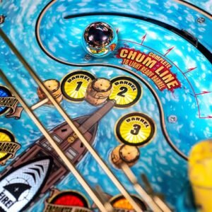 jaws 50th anniversary premium pinball machine by stern