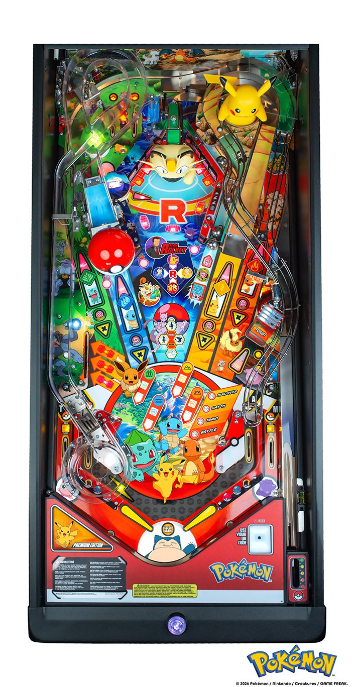 pokémon premium pinball machine by stern pokémon premium pinball machine by stern