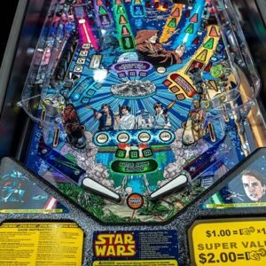 star wars comic art pro pinball machine by stern