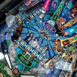 star wars comic art pro pinball machine by stern