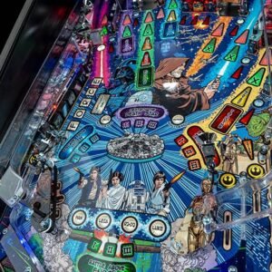 star wars comic art pro pinball machine by stern