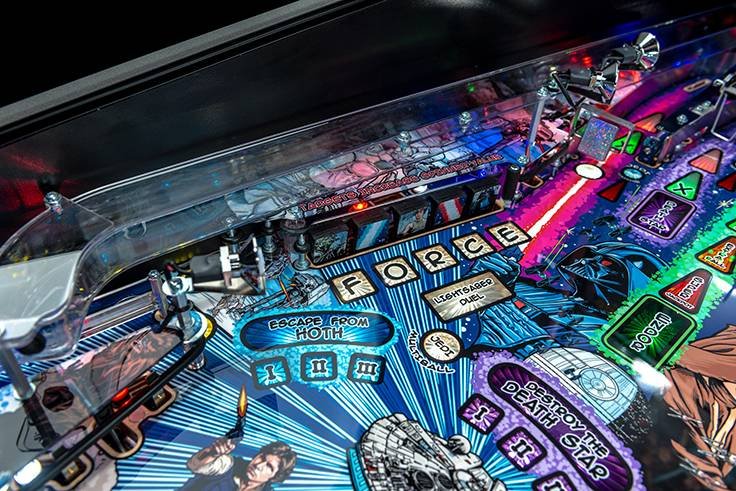 star wars comic art pro pinball machine by stern star wars comic art pro pinball machine by stern
