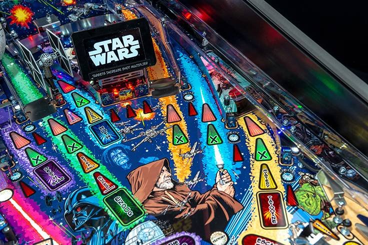 star wars comic art pro pinball machine by stern star wars comic art pro pinball machine by stern