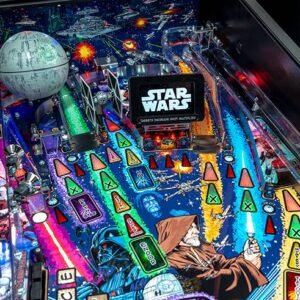 star wars comic art pro pinball machine by stern