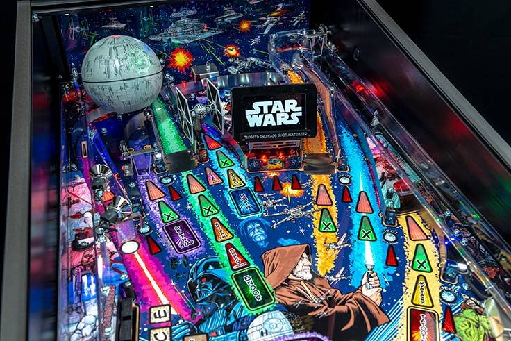 star wars comic art pro pinball machine by stern star wars comic art pro pinball machine by stern