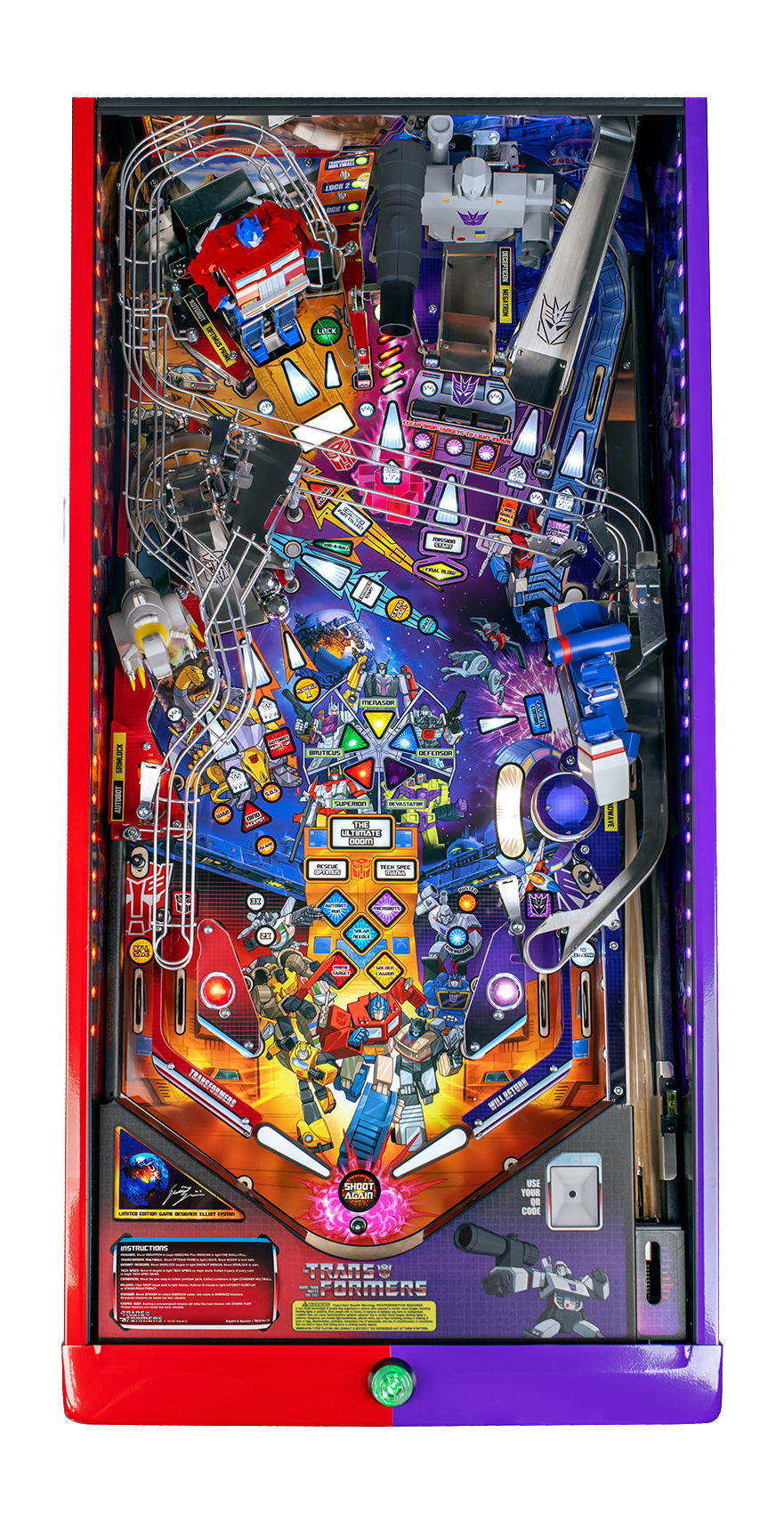 transformers limited edition pinball machine by stern (pre order) transformers limited edition pinball machine by stern (pre order)